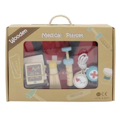 Houten Dokter Speelset in Tas - 14 dlg.