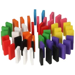 Houten Dominostenen, 50st.