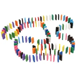 Houten Dominostenen, 120st.