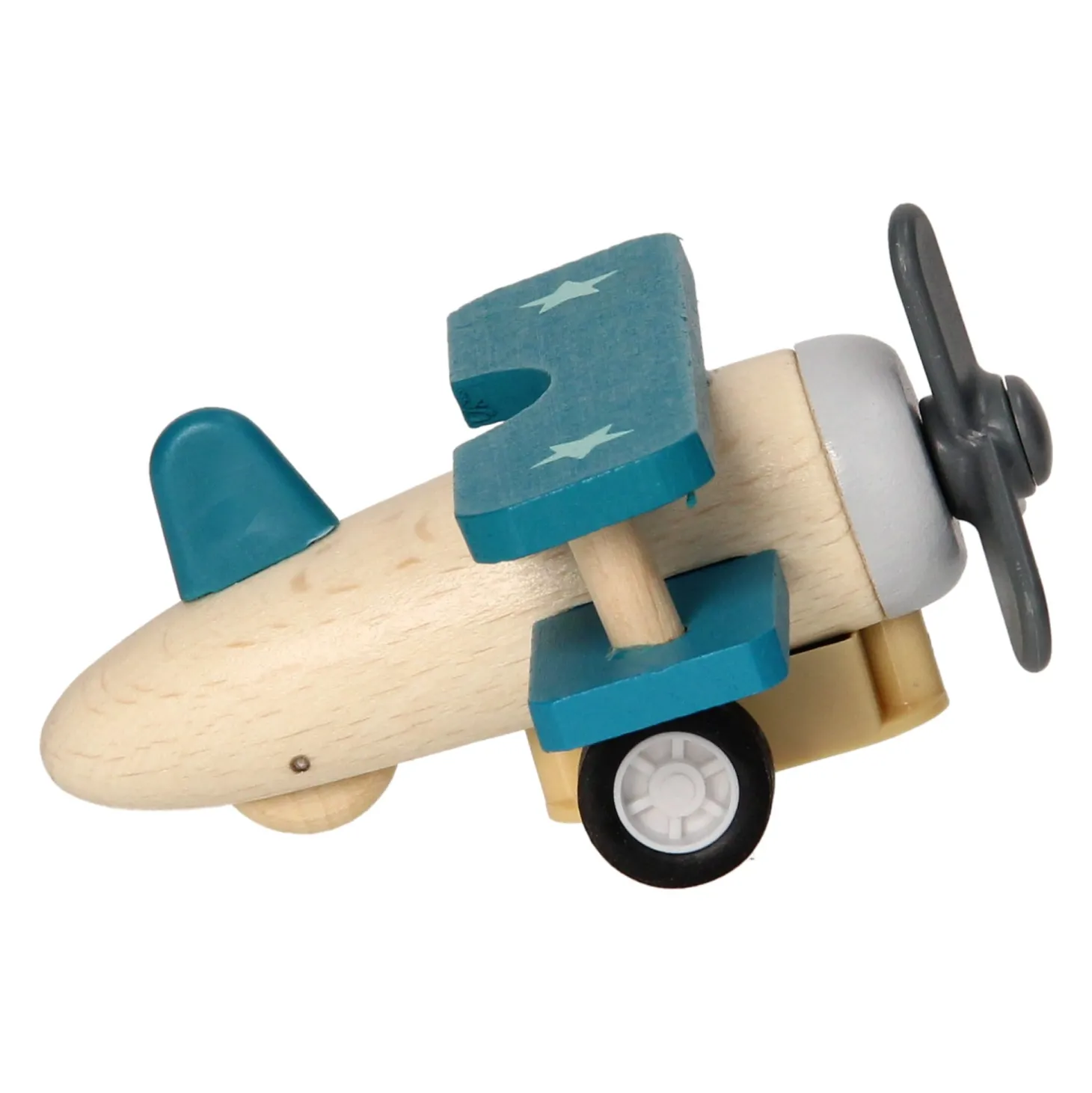 Houten Dubbeldek Vliegtuig