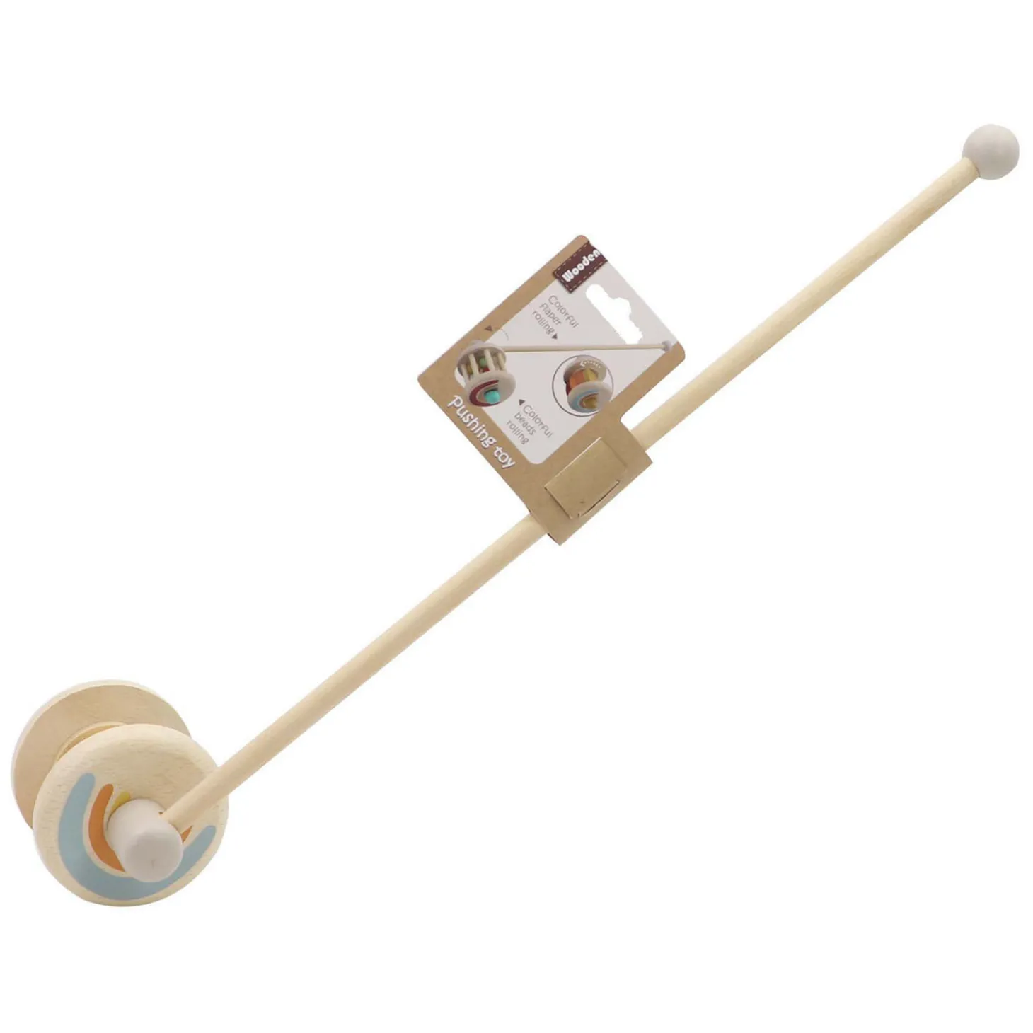 Houten Duwfiguur Rammelaar