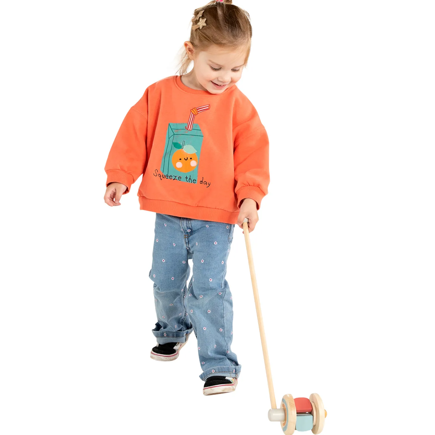 Houten Duwfiguur Rammelaar