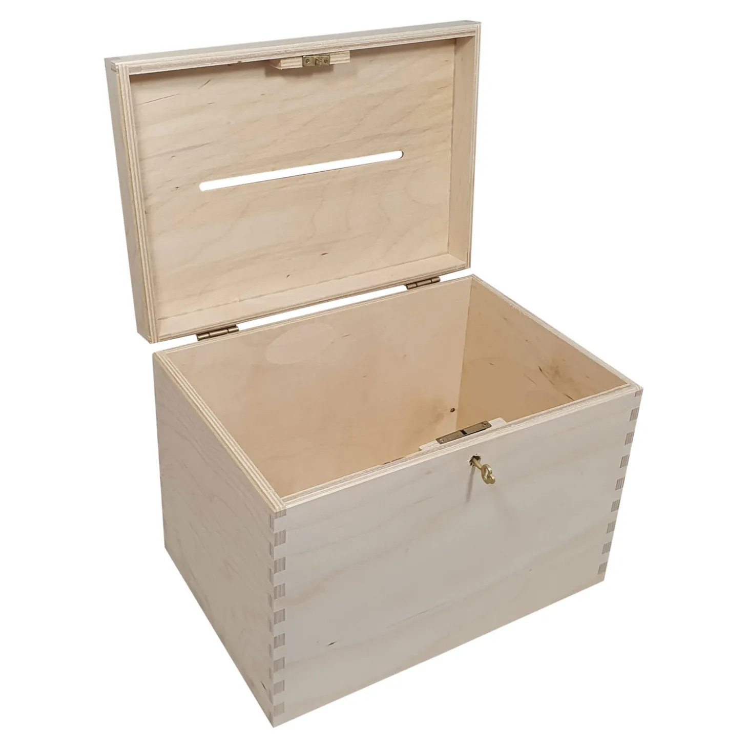 Houten Enveloppenkist met Slotje