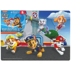 Houten Geluidenpuzzel PAW Patrol (Engelstalig), 5st.