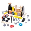 Houten Gereedschapskist Zwart, 33dlg