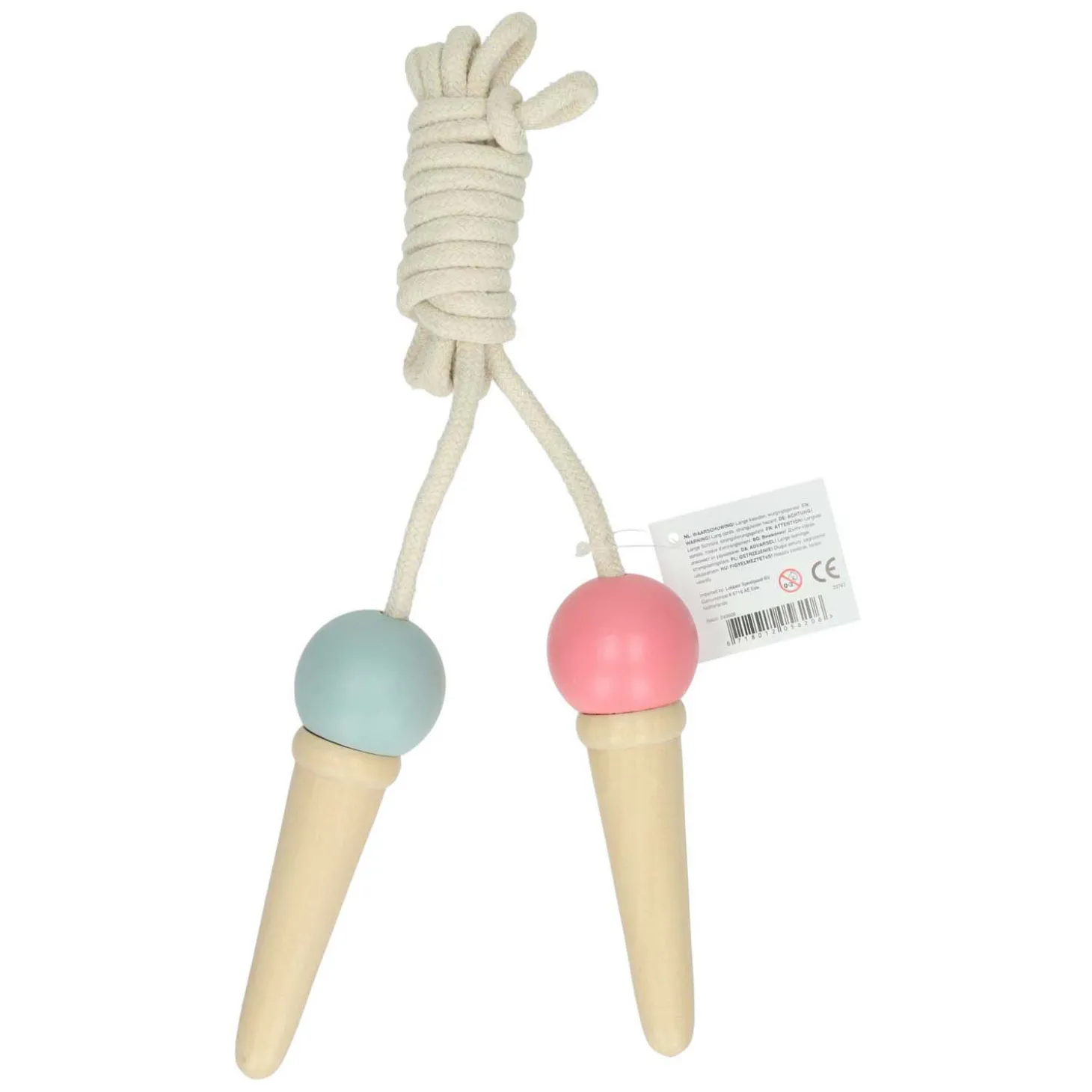 Houten Ijsjes Springtouw, 200cm