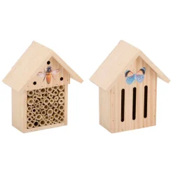 Houten Insectenhotel Vlinders/Bijen