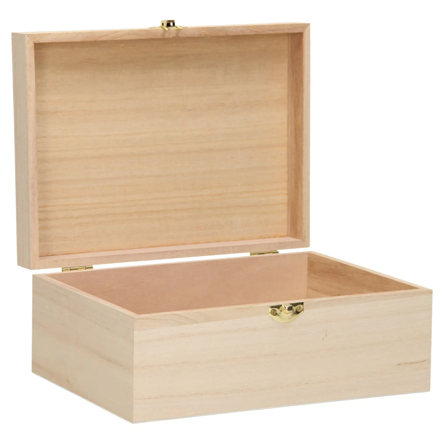 Houten Kist A5 Formaat met Klepdeksel