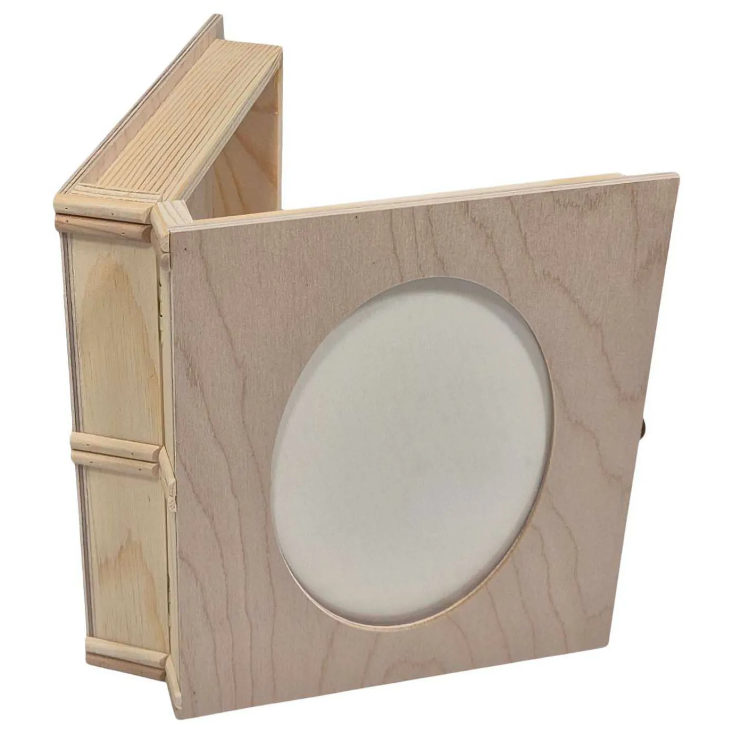 Houten Kist Boekvorm met Fotolijst