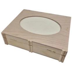 Houten Kist Boekvorm met Fotolijst