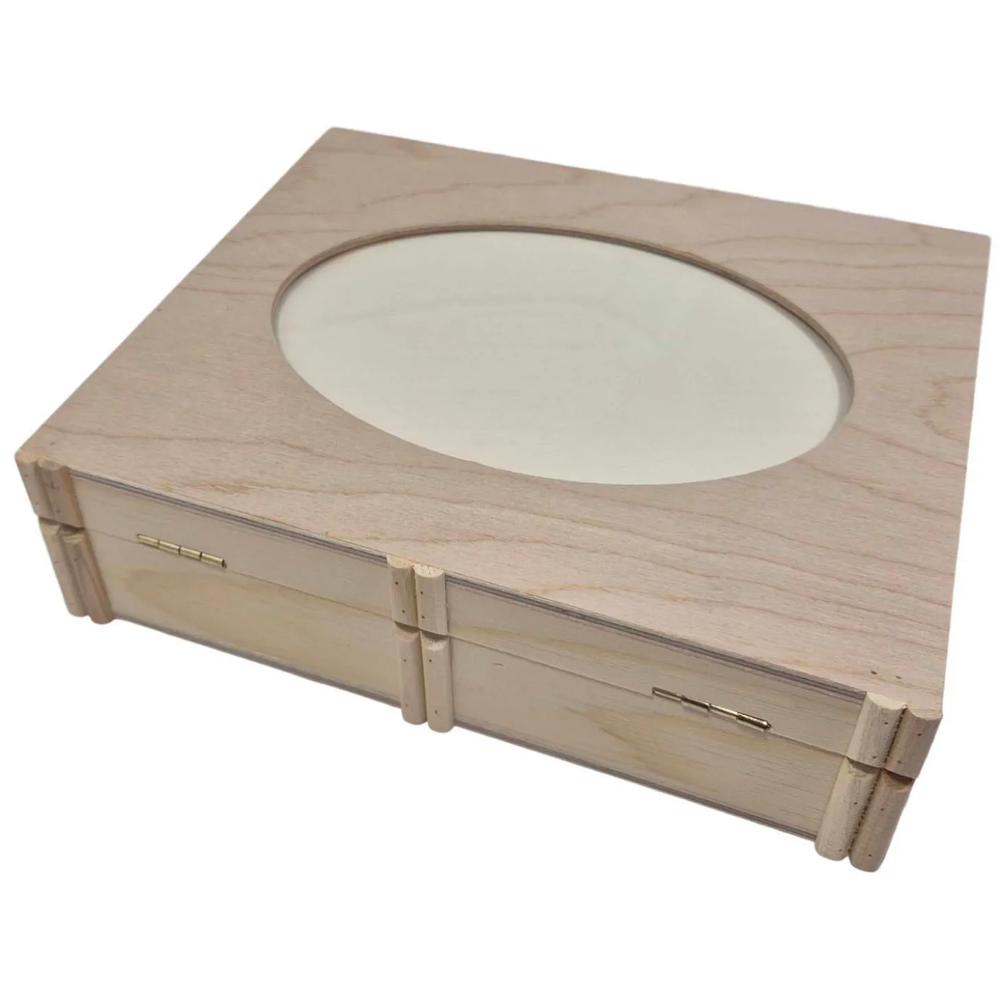 Houten Kist Boekvorm met Fotolijst