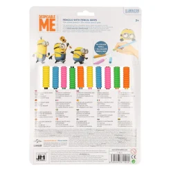 Houten Kleurpotloden Minions met Grip, 10st.