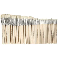 Houten Kwasten,  Nr. 00-22, Korte Steel, 120st.