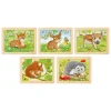 Houten Legpuzzel Bosdieren, 24st