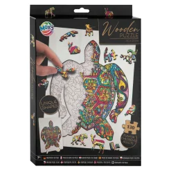 Houten Legpuzzel Schildpad, 130st.