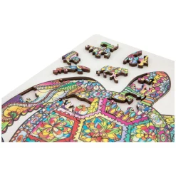 Houten Legpuzzel Schildpad, 130st.