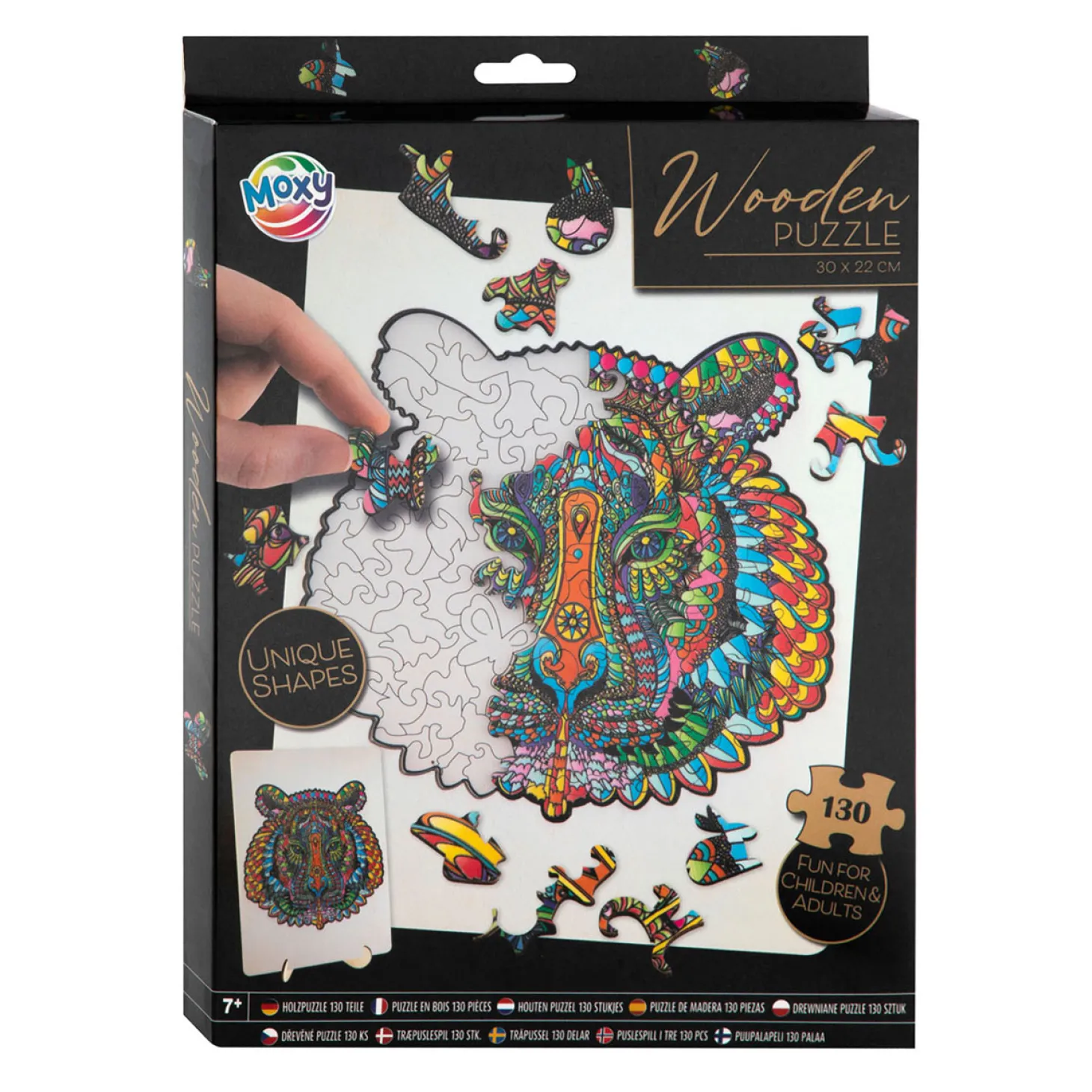 Houten Legpuzzel Tijger 130st.