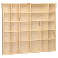 Houten Letterbak Rechthoek Groot