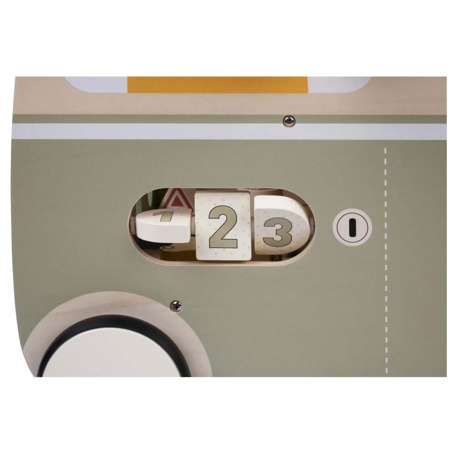 Houten Loopwagen Auto Jack & Jacky