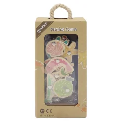 Houten Magnetisch Visspel, 15dlg.