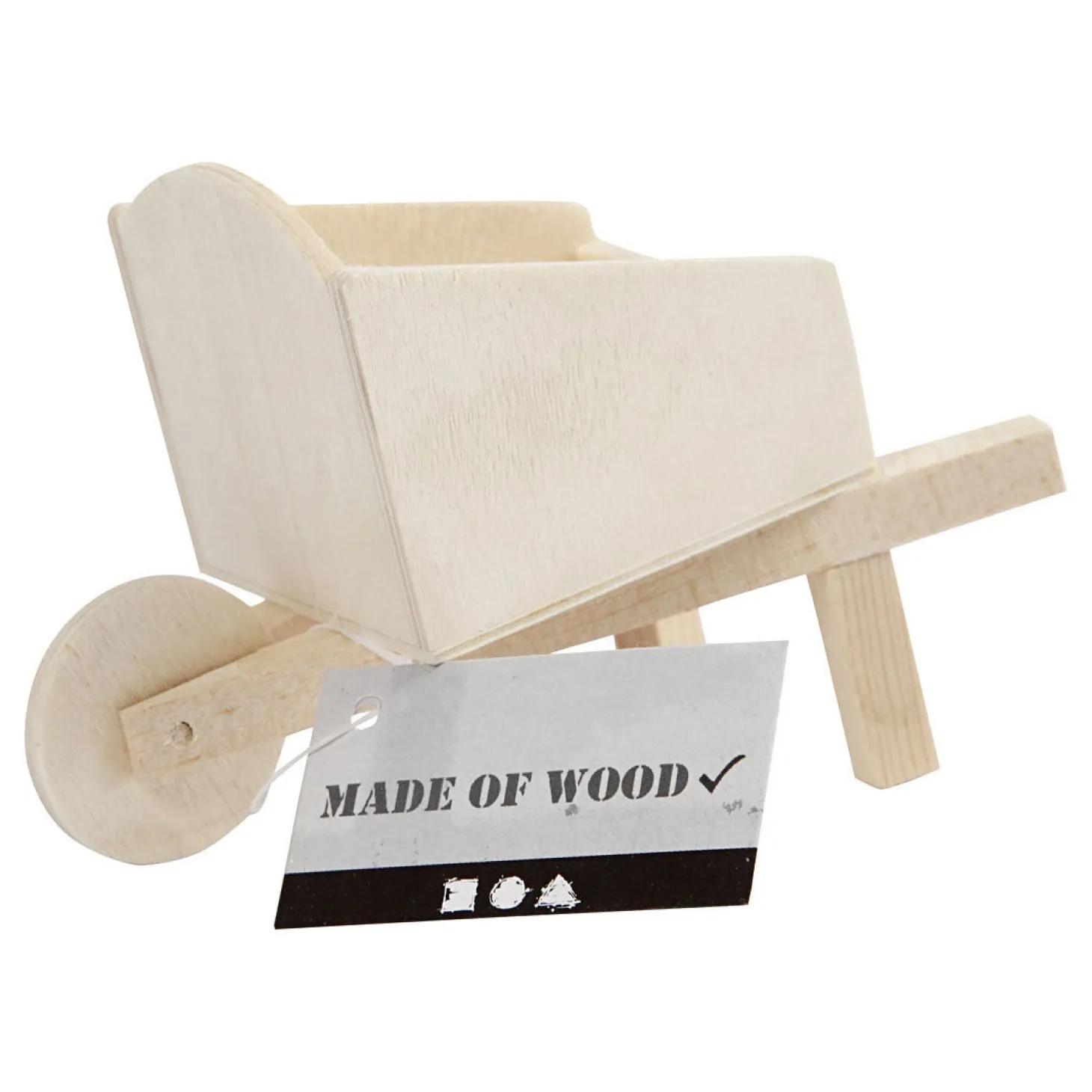 Houten Mini Kruiwagen