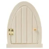Houten Miniatuur Deur met Scharnieren, 13x10cm
