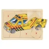 Houten Noppenpuzzel Ambulance, 9st.