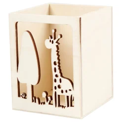 Houten Pennenbakje Giraffe