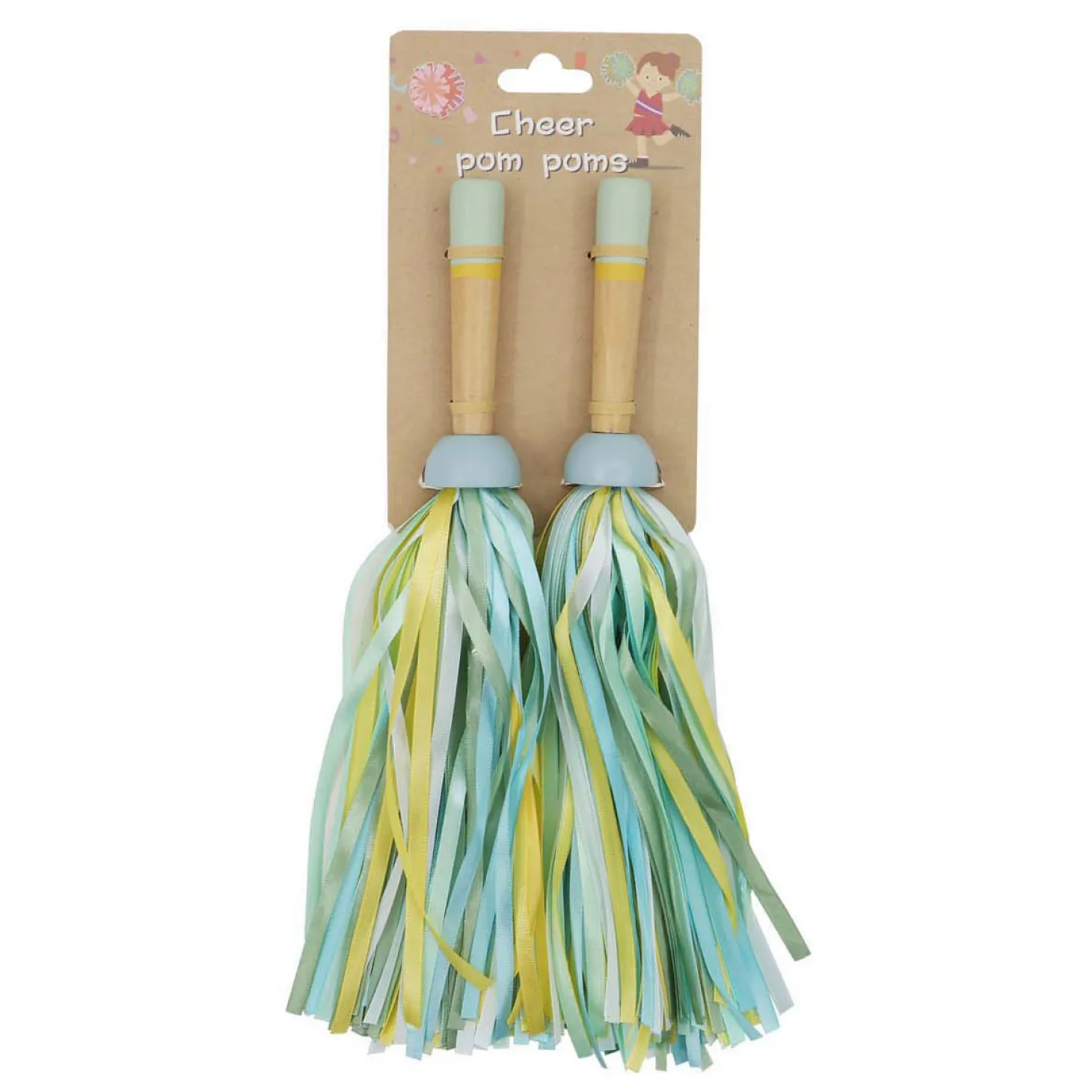 Houten Pompons, 2st.