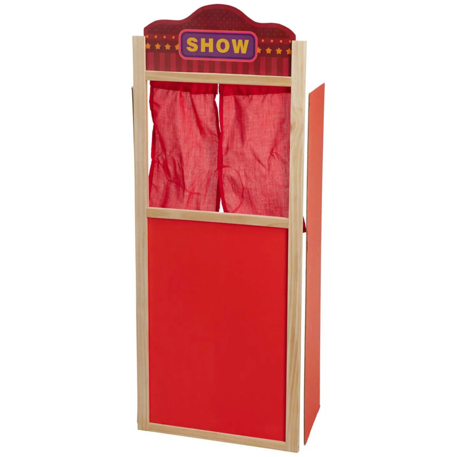 Houten Poppenkast, 90cm