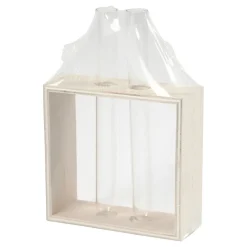 Houten Rek met Reageerbuizen, 3dlg.