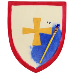 Houten Schild met Handvat