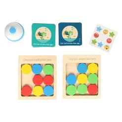 Houten Schuifpuzzel Duel met Bel Spel