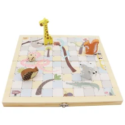 Houten Slangen en Ladders Spel