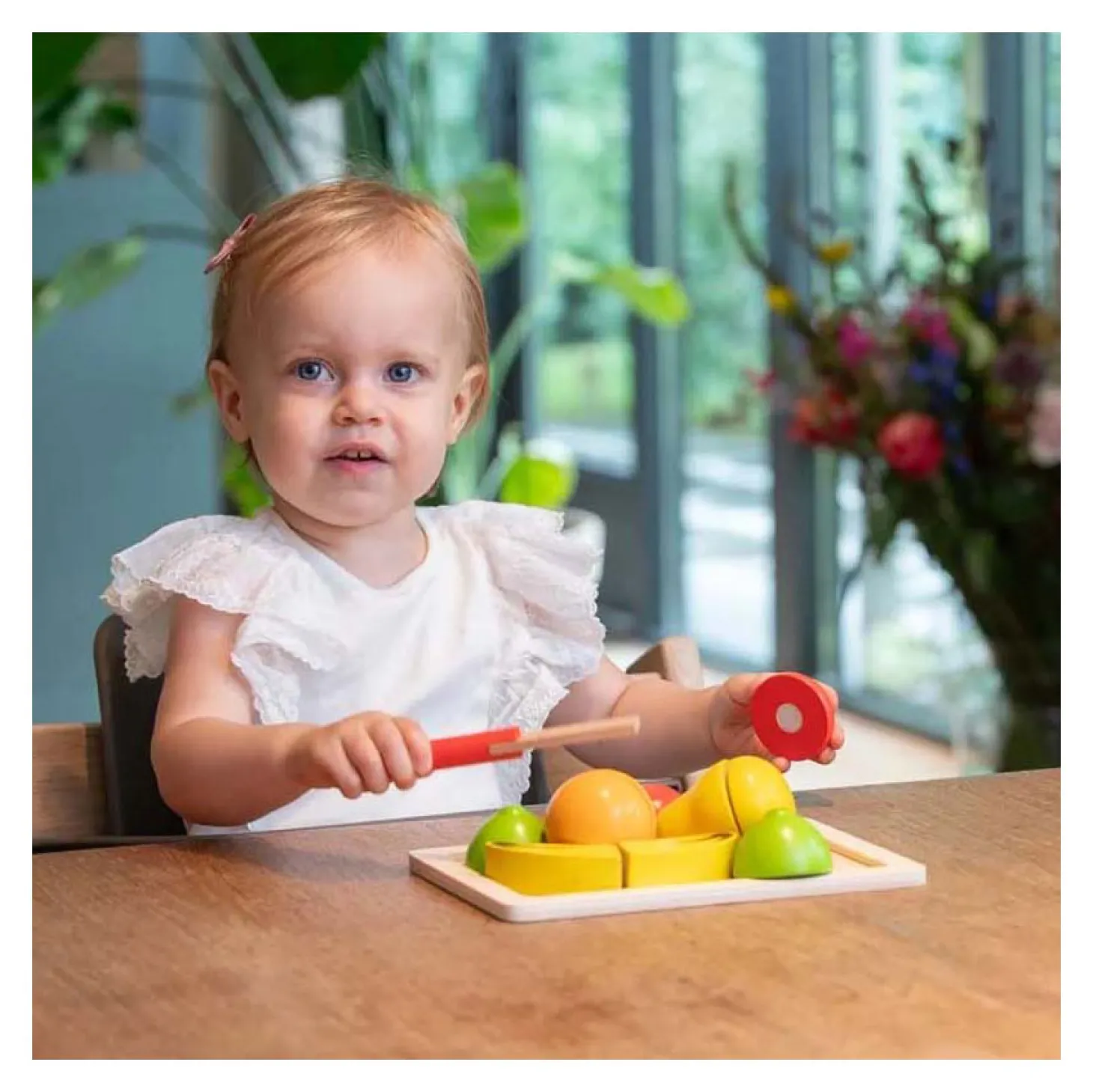 Houten Snijset Fruit