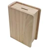 Houten Spaarpot Boekvorm Paulownia