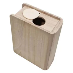 Houten Spaarpot Boekvorm Paulownia