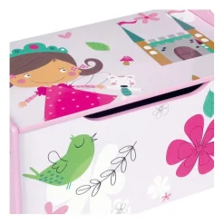 Houten Speelgoedbank Roze