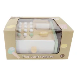Houten Speelgoedkassa met Accessoires