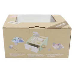 Houten Speelgoedkassa met Accessoires