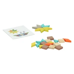 Houten Spelletje in Blikje - Mosaic Puzzel