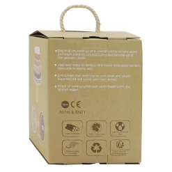 Houten Stapeltoren Pastel, 6dlg.