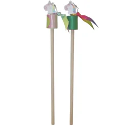 Houten Stok met Danslint Eenhoorn