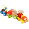 Houten Trein met Activiteiten Wagons, 3dlg.