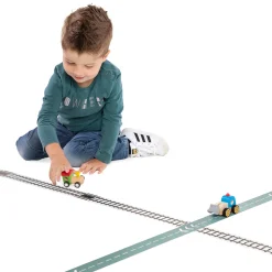 Houten Trein met Wegtape, 8mtr