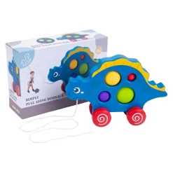 Houten Trekfiguur Dino