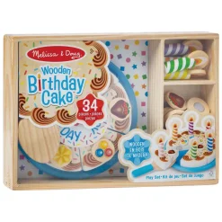 Houten Verjaardagstaart - 34dlg.