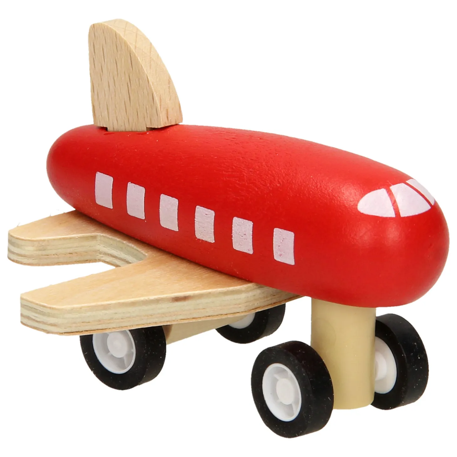 Houten Vliegtuig met Wegtape, 8mtr