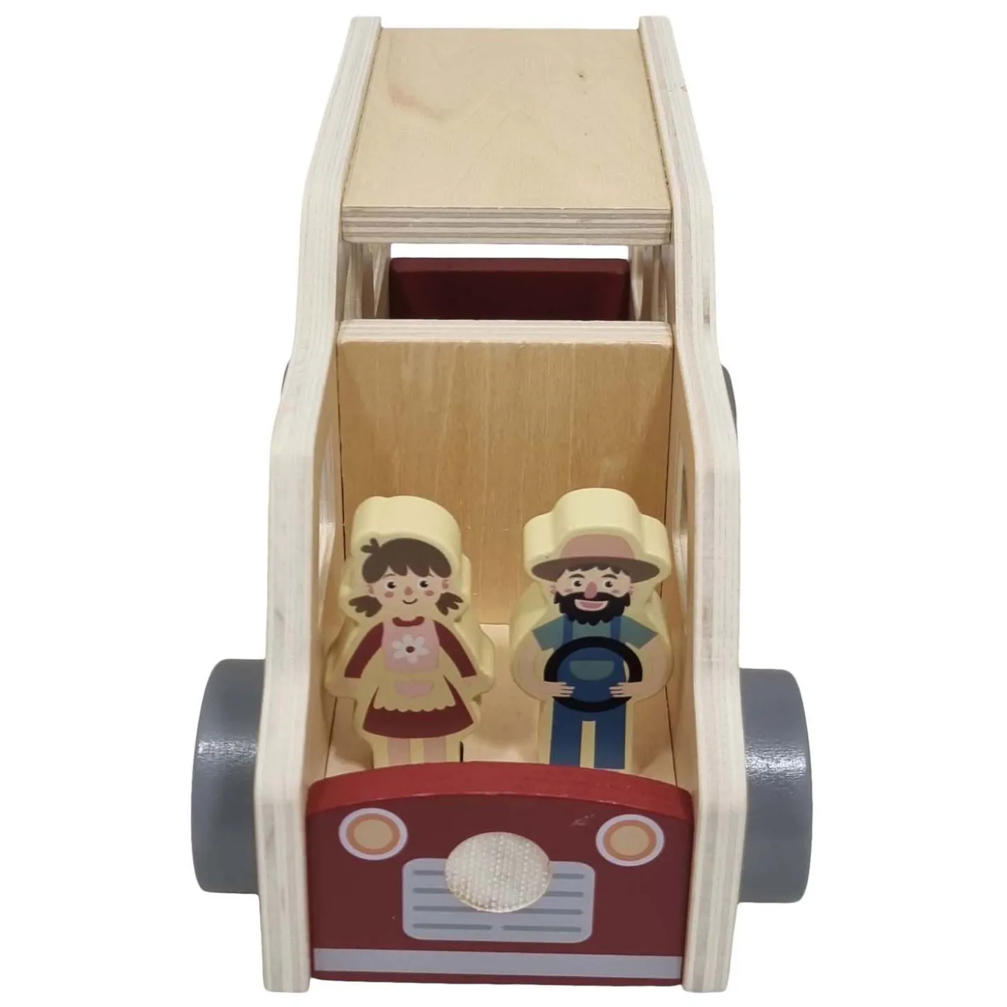 Houten Vormenauto Boerderijdieren