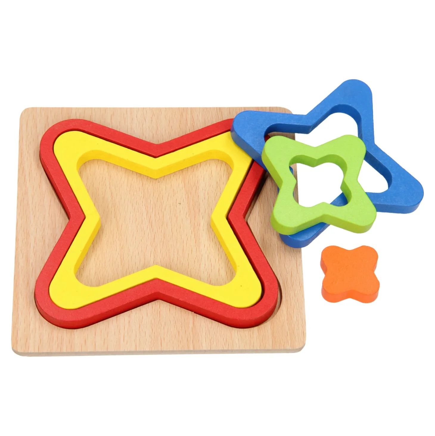 Houten Vormenpuzzel - Vlindervorm